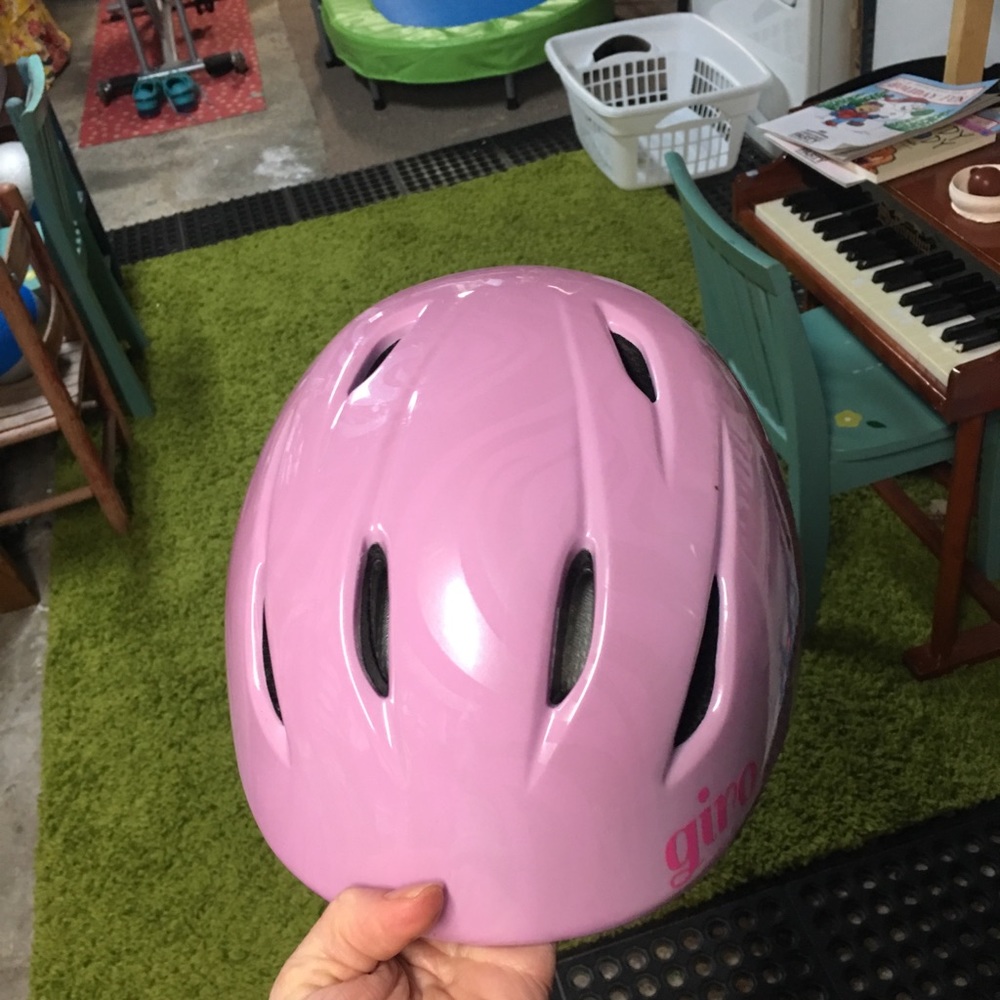 Girls ski helmet.worn for 8 times. in condition